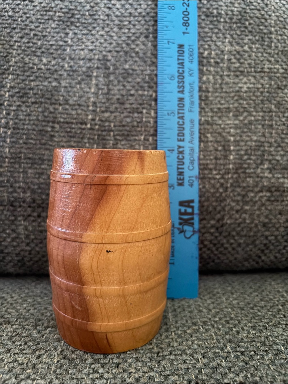 Wooden Barrel Decorative Pencil/Pen Holder